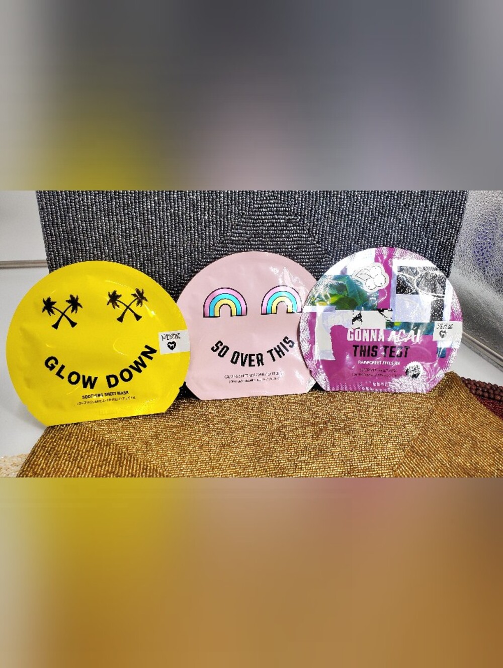 Three different Victoria's Secret PINK facial sheet masks (J1)